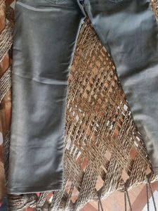 Gray Wash Denim Jeans