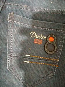 Dark Blue Denim Jeans