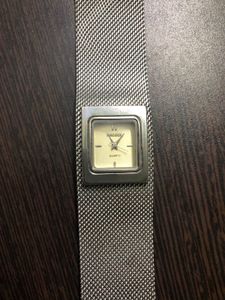 Baohe Vintage Silver Tone Mesh Band Watch