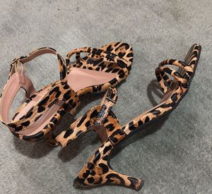 Leopard Print Sandals