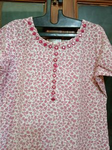 🇳🇿💫❤️Floral Print Cotton Kurti