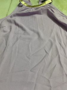 Lavender Top with Gold Detail - Size M