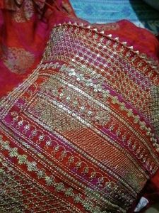 Red Printed Kurta