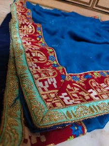 Elegant Blue Saree with blouse
