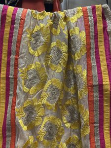 Chander Silk Yellow Beautiful Kurta Set