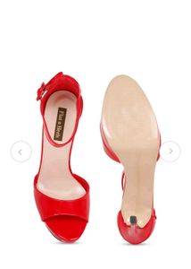 Red Platform Heels