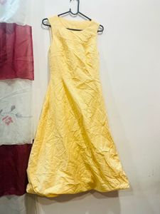 Yellow Sleeveless Dress