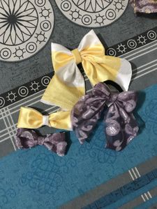 pack of 4 Hair Bow Set