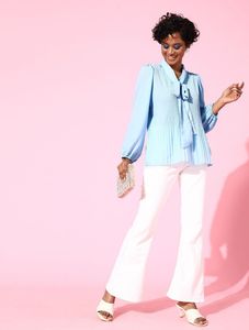 Formal Front Tie Modest Top