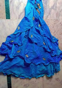 Girl's Blue Party Dress