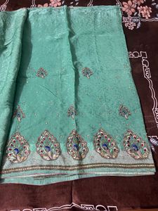 bridal  / wedding function saree with blous