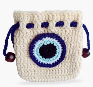 Crochet Evil Eye Pouch