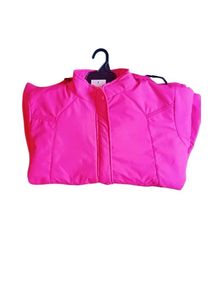 Winter Wear Full Sleeves Solid Pink Jacket