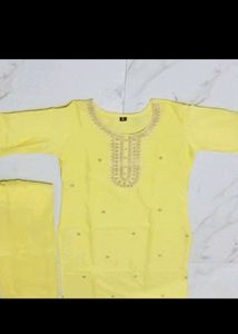 New/Unused Embroidered Kurta Set With Dupatta