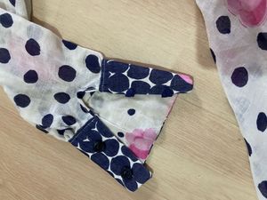Vintage Polka Dot &amp; Floral Dress