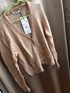 Zara Women Little Transparent Sweater