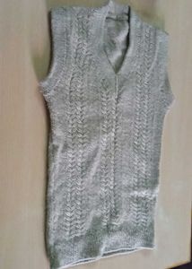 Sleeveless Knit Sweater Vest