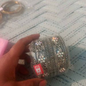 Silver Bangle Set Unused