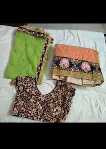 Elegant Peach Lehenga Choli Set