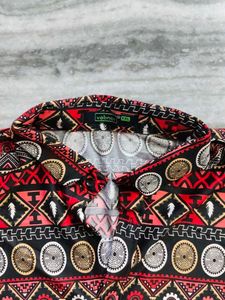 Patterned Short Sleeve Shirt