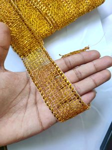 Golden Colour Sarees Lace