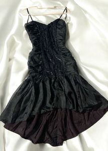 Black Mermaid Prom Dress 🖤