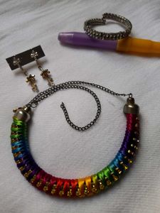 Jewelry Bundle: Necklace, Earrings, and Bracelet