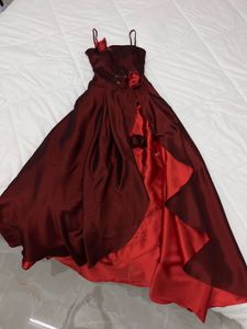 Elegant Burgundy Formal BallGown &amp; A line dress