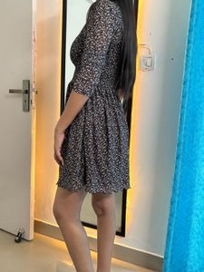 Floral Print Mini Dress