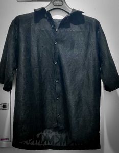 Net Shirt Z Black For Man&#39;s