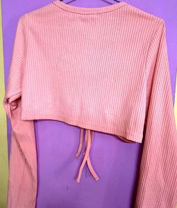 Y2k Ribbed Shrug