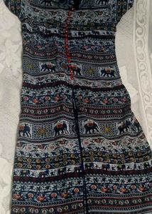 Elephant Print Dress