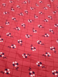 Red Floral Print Nightgown