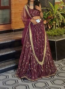 Organza Lehenga Choli