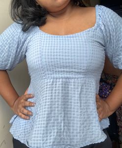 Korean Peplum Top