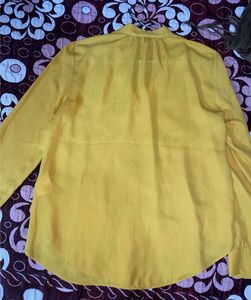 Yellow Sheer Top