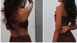 Satin Bodycon Midi Dress Backless