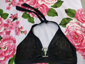 Black Lace Bikini Set