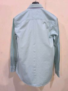 Sky Blue Solid Shirt From H.D.Lee.