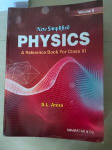 S.L. Arora Physics Reference Book For Class XI