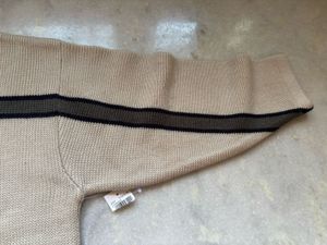 Off Limits Beige &amp; Black Striped Knitted Jumper