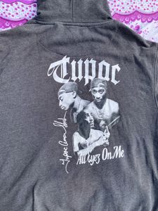 Tupac Graphic Baggy Hoodie