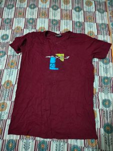 Maroon Graphic T-Shirt