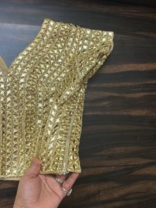 🔥Golden mustard Lehnga🥻