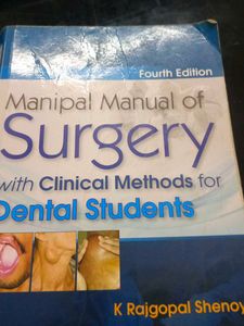 Manipal Manual of Surgery for Dental Students