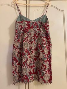 ANOKHI Floral Sequins and Beads Top