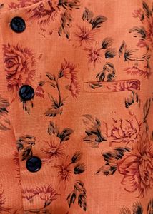 Floral Print Waistcoat