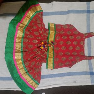 Baby Girl Rayon Readymade Lehenga Choli