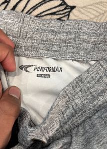 Grey Striped Track Pants