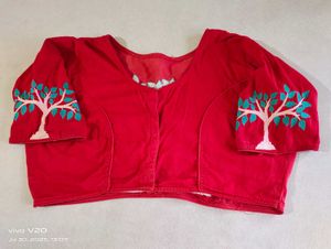 [Combo]Vintage Embroidered Blouses - Set of 2